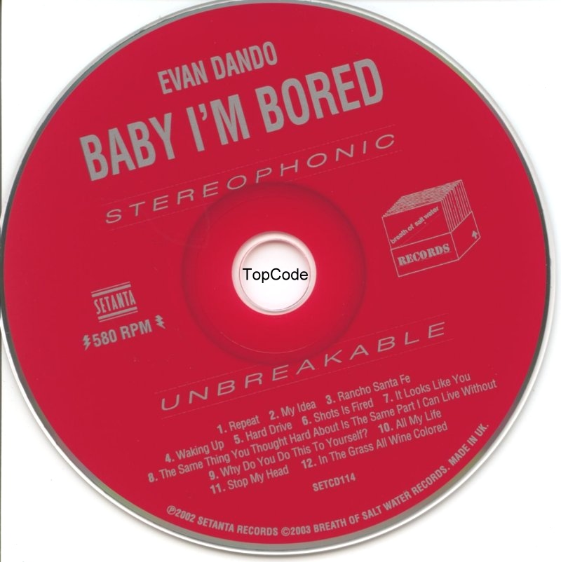 evan dando i m bored cd